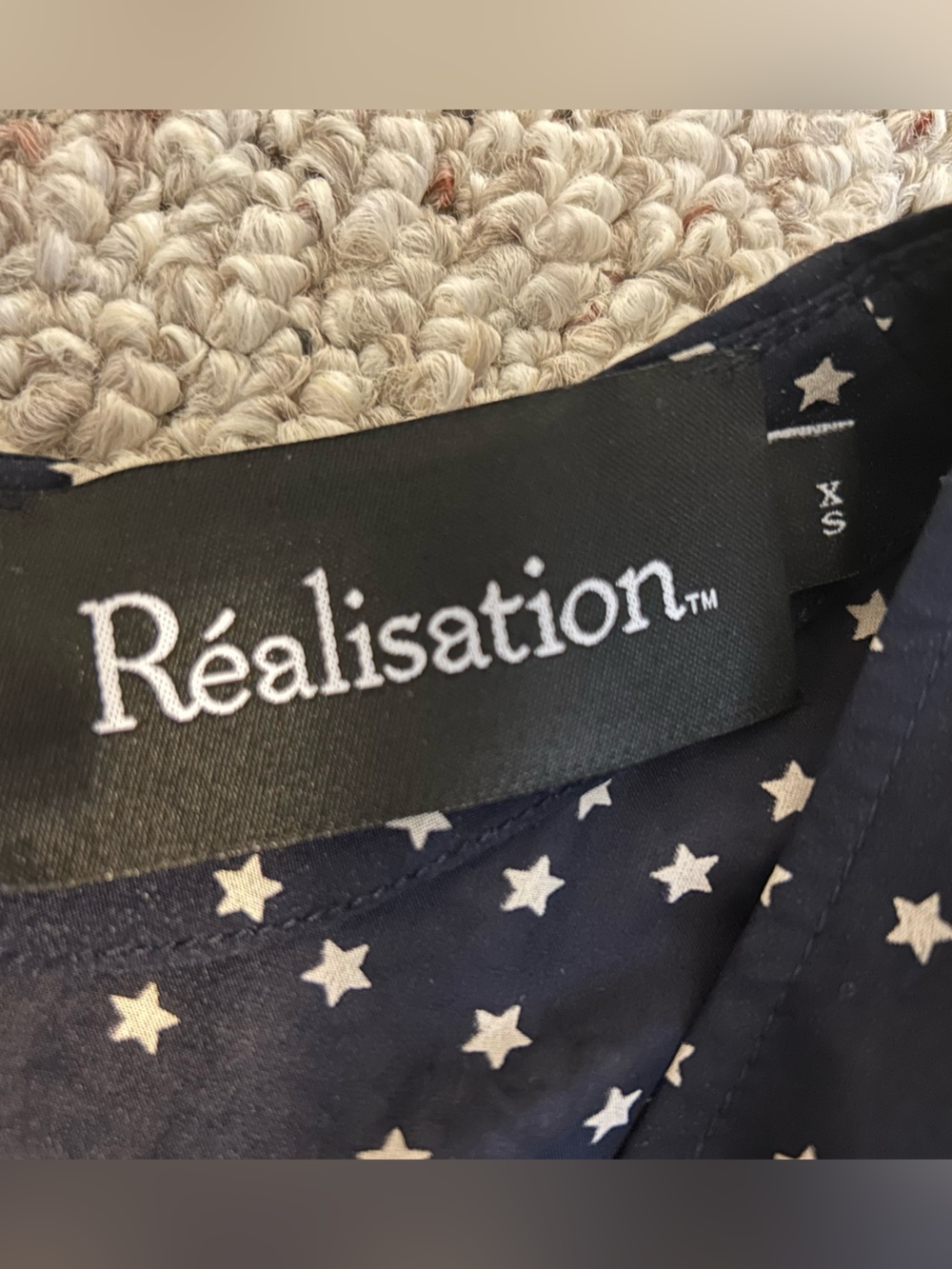 Realisaion Par Ozzie Dress - Navy Star - XS - Picture 8 of 14